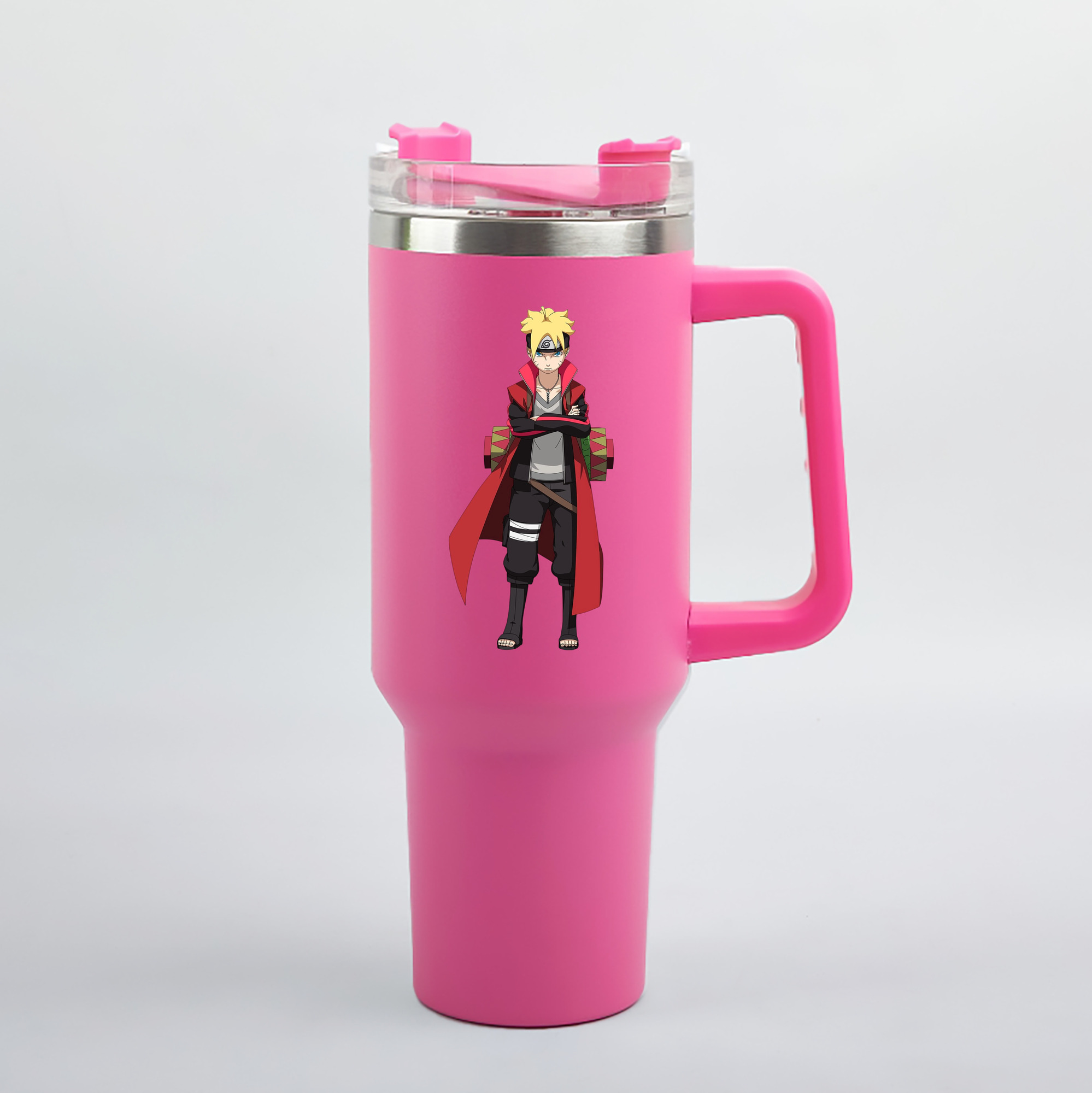 （画像用） NARUTO -ナルト- うずまき ボルト Uzumaki Boruto 1200mL車用タンブラー（カラープリント）